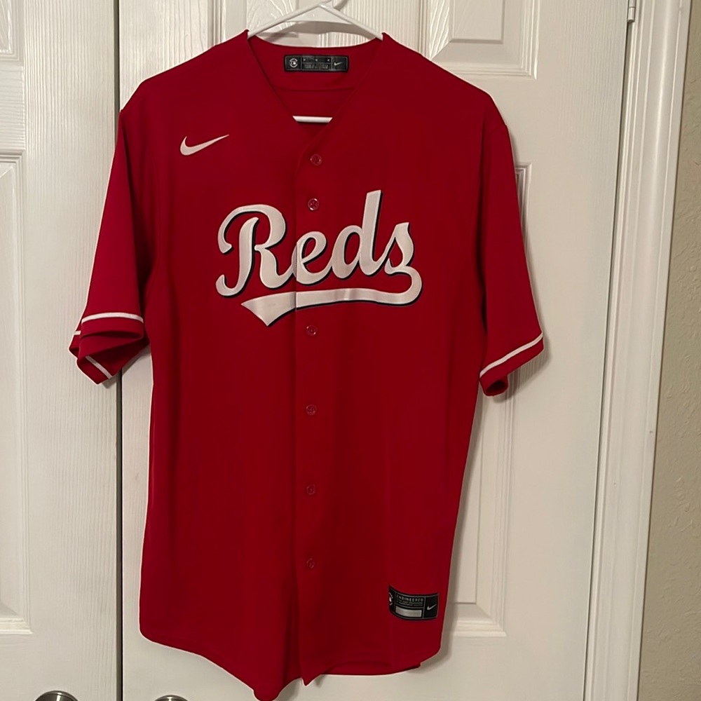 Reds baseball jersey-Nike